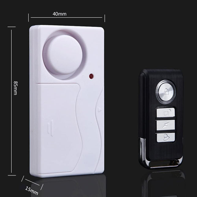 HENDUN Wireless Door Alarm with Remote, Windows Open Alarms,Home Security Sensor, Pool Alarm for Kids Safety, Prevent Robbery (2 Pack) - The Gadget Collective