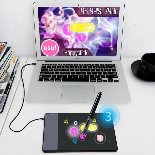 HUION 420 OSU Tablet Graphics Drawing Pen Tablet with Digital Stylus - 4 x 2.23 Inches - The Gadget Collective