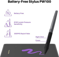 HUION H420X OSU Tablet Graphic Drawing Tablet with 8192 Levels Pressure Battery-Free Stylus, 4.17X2.6 Inch Digital Drawing Tablet Compatible with Window/Mac/Linux/Android for OSU Game, Online Teaching - The Gadget Collective