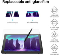 HUION KAMVAS 22 Graphics Drawing Tablet with Screen 120% Srgb PW517 Battery-Free Stylus Adjustable Stand, 21.5Inch Pen Display for Windows PC, Mac, Android - The Gadget Collective