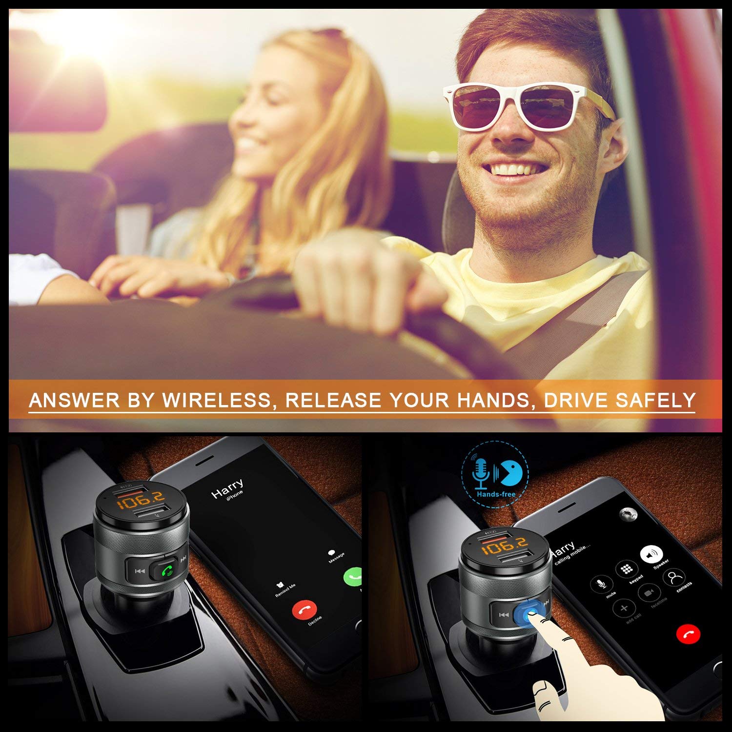 No Car Stereo Bluetooth or Aux? Try the Imden Wireless Car Kit