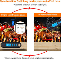 INKBIRD Hybrid Thermometer between a Remote Bluetooth BBQ Meat Thermometer with 2 Probes and an Instant-Read Thermometer,Rechargeable Grill Thermometer with Temperature Alarms and Graph, Calibration - The Gadget Collective