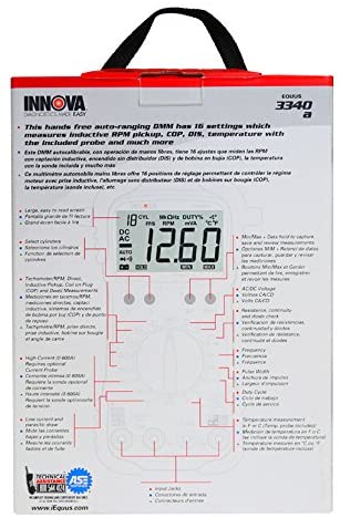 INNOVA 3340 Automotive Digital Multimeter (10 MegOhm/UL) - The Gadget Collective