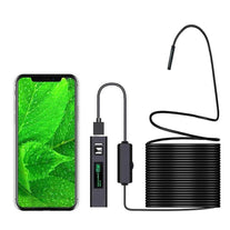 Inspection Camera Endoscope,Wireless Endoscope Wifi Inspection Camera 1200P HD Borescope Waterproof IP68 Snake Pipe Camera with 8 Led & 5M(16.4Ft) Semi-Rigid Cable for Ios Android Iphone Windows Mac - The Gadget Collective