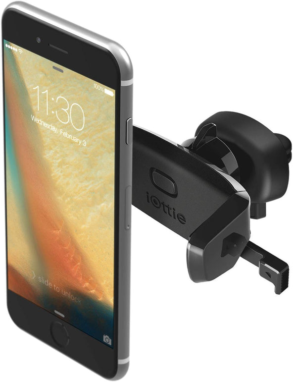 iOttie Easy One Touch Mini Air Vent Car Mount Holder Cradle for iPhone Xs Max R 8 Plus 7 Samsung Galaxy S10 E S9 S8 Plus Edge, Note 9 & Other Smartpho - The Gadget Collective