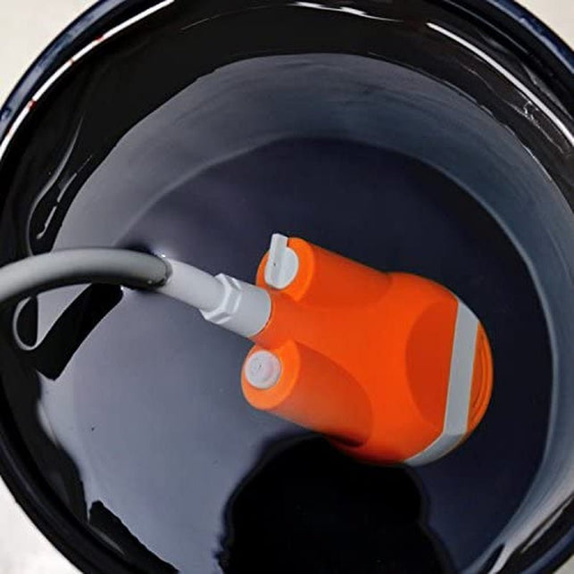 Ivation Portable Outdoor Shower, Battery Powered - Compact Handheld Rechargeable Camping Showerhead - Pumps Water from Bucket into Steady, Gentle Shower Stream - The Gadget Collective