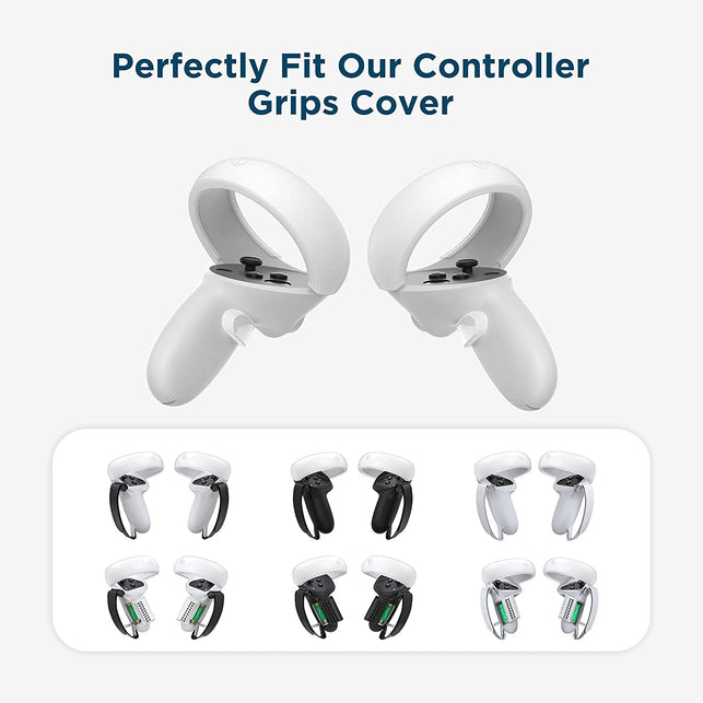 KIWI Design Halo Controller Protector Silicone Cover Accessories for Quest 2 - The Gadget Collective