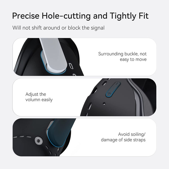 KIWI Design VR Shell Protective Cover with Two Side Protective Sleeves, Compatible with Quest 2 Accessories (Silicone, Black) - The Gadget Collective