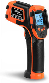 KIZEN Infrared Thermometer Gun (Laserpro LP300) - Handheld Heat Temperature Gun for Cooking, Pizza Oven, Grill & Engine - Laser Surface Temp Reader -58F to 1112F - NOT for Humans - The Gadget Collective