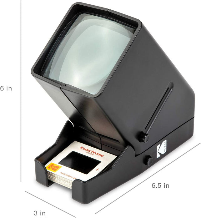 KODAK 35Mm Slide and Film Viewer - Battery Operation, 3X Magnification, LED Lighted Viewing – for 35Mm Slides & Film Negatives - The Gadget Collective