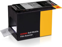 KODAK 6X6 Mobile Film Scanner, Convert and save 6X6 Slides & Negatives [120 & 220 Film Formats] to Your Smartphone | Eco-Friendly Cardboard Scanner Box, LED Light Panel & Gloves - The Gadget Collective