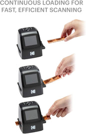 KODAK Mini Digital Film & Slide Scanner – Converts 35mm, 126, 110, Super 8 & 8mm Film Negatives & Slides to 22 Megapixel JPEG Images – Includes - 2.4 - The Gadget Collective