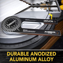 LEXIVON Aluminum Miter Saw Protractor | 7-Inch Rust Proof Angle Finder Featuring Precision Laser Engraved Scales (LX-230) - The Gadget Collective