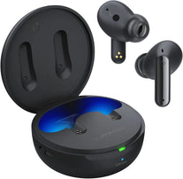 LG TONE Free True Wireless Bluetooth Earbuds FP9 - Active Noise Cancelling Earbuds with Uvnano Charging Case, Black - The Gadget Collective