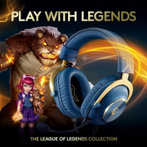 Logitech G PRO X Gaming Headset - Blue VO!CE, Detachable Microphone, Comfortable Memory Foam Ear Pads, DTS Headphone 7.1 and 50 Mm PRO G Drivers, Official League of Legends Edition - The Gadget Collective
