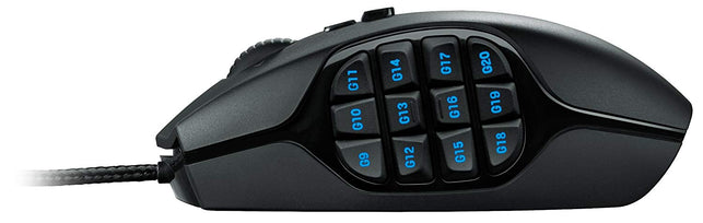 Logitech G600 MMO Gaming Mouse, RGB Backlit, 20 Programmable Buttons - The Gadget Collective