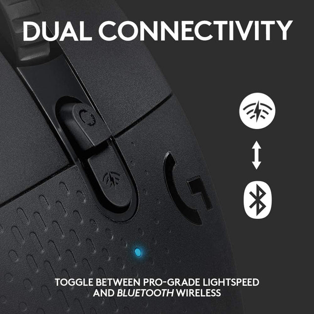 Logitech G604 LIGHTSPEED Gaming Mouse with 15 Programmable Controls, up to 240 Hour Battery Life, Dual Wireless Connectivity Modes, Hyper-Fast Scroll Wheel - Black - The Gadget Collective