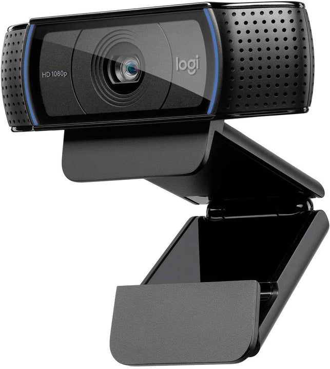 Logitech HD Pro Webcam C920, Widescreen Video Calling and Recording, 1080P Camera, Desktop or Laptop Webcam (Discontinued by Manufacturer) - The Gadget Collective