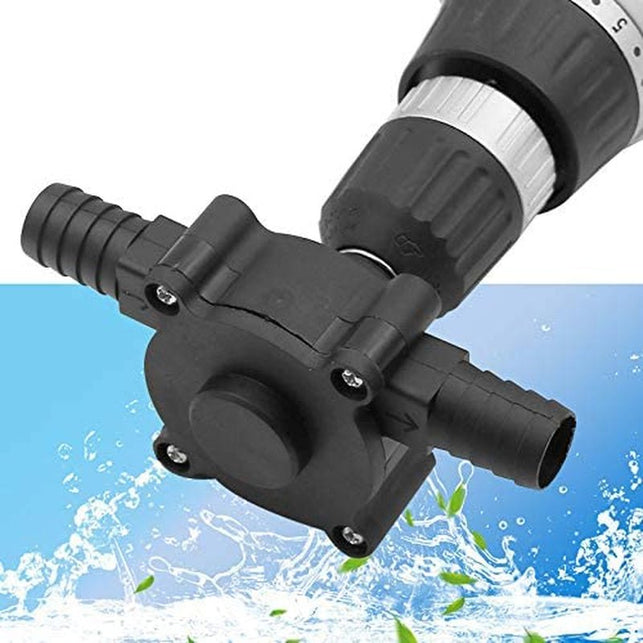 lzndeal Electric Drill Pump for Water Gasoline Oil Diesels Fluid Transfer Pump Mini Hand Self-Priming Quick Pumping Speed - The Gadget Collective