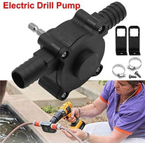 lzndeal Electric Drill Pump for Water Gasoline Oil Diesels Fluid Transfer Pump Mini Hand Self-Priming Quick Pumping Speed - The Gadget Collective