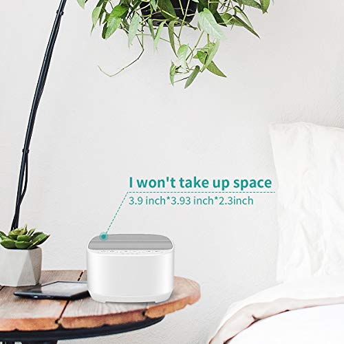 Magicteam Sleep Sound White Noise Machine with 40 Natural Soothing Sounds and Memory Function 32 Levels of Volume Powered by AC or USB and Sleep Timer - The Gadget Collective