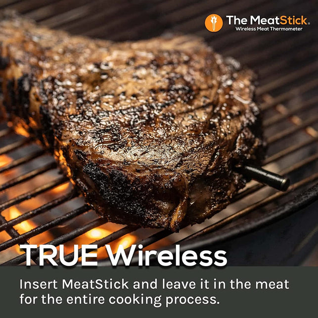 Meatstick X Set | Wireless Meat Thermometer with Bluetooth | 260Ft Range | for BBQ, Kitchen, Smoker, Air Fryer, Deep Frying, Oven, Sous Vide, Grill, Rotisserie - The Gadget Collective