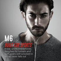 MEE audio M6 Memory Wire In-Ear Sports Headphones - The Gadget Collective