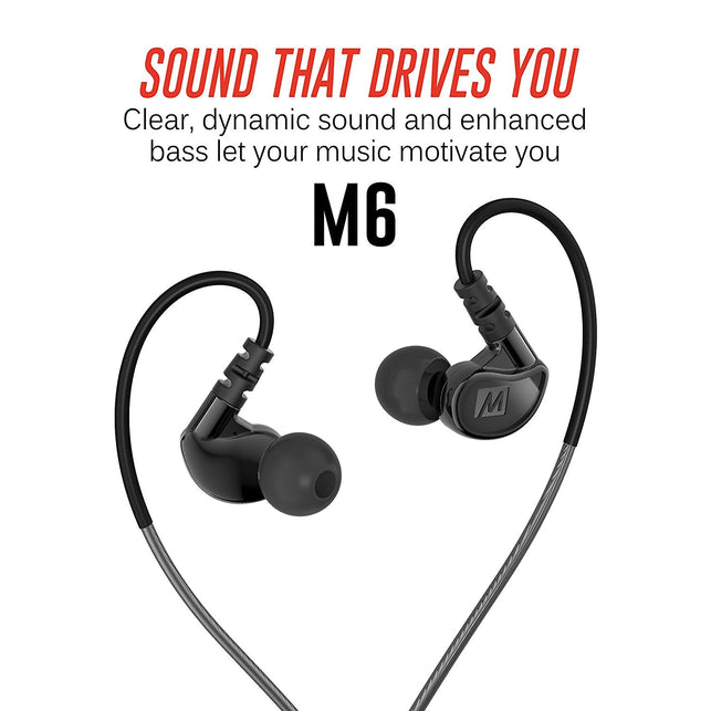 MEE audio M6 Memory Wire In-Ear Sports Headphones - The Gadget Collective