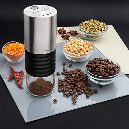 Mixpresso Electric Coffee Grinder With USB And With Easy On/Off Button, Coffee Bean Grinder & Spice Grinder For Herbs, Nuts & Grains, Spice Mill. - The Gadget Collective