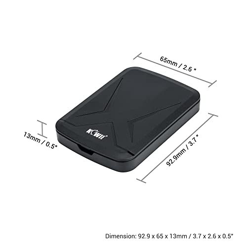 Multi-Functional Compact Cable Card with 22" USB-C Cable & USB-A/Micro-USB/Light/OTG USB Adapter Kit Cable Convertor Storage Box for Traveling Phone Pad Charging PC Computer Data Transfer - The Gadget Collective