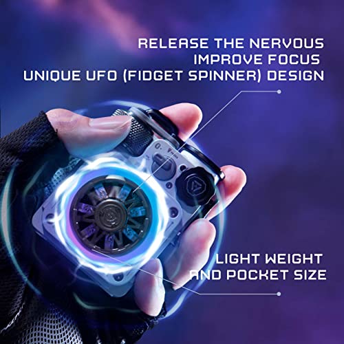 Muzen Cyber Cube-Pro Bluetooth Speaker, Bluetooth 5.0, Portable Speaker with Fidget Spinner, Crystal Clear Sound with RGB Led Light Wireless Speaker, Waterproof Speakers for Indoor Outdoor - The Gadget Collective