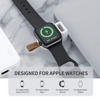 NEWDERY Charger for Apple Watch Portable iWatch USB Wireless Charger, Travel Cordless Charger with Light Weight Magnetic Quick Charge for Apple Watch - The Gadget Collective