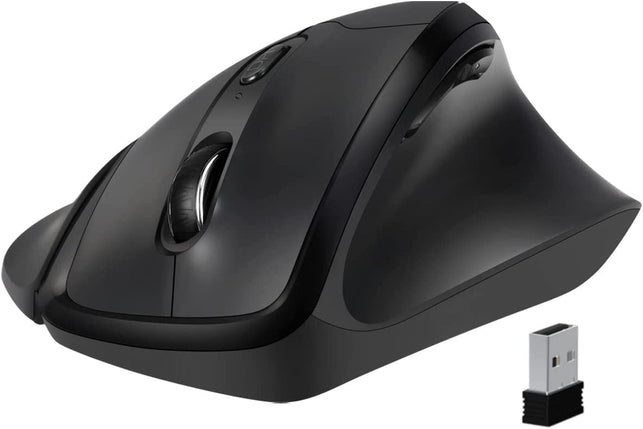 Newtral Ergonomic Mouse,Unique 33 Degree Vertical Wireless Mouse - 2.4Ghz Optical Vertical Mice : 3 Adjustable DPI 800/1200/1600 Levels, for Laptop, PC, Computer,Notebook Etc, Right Hand( Medium) - The Gadget Collective