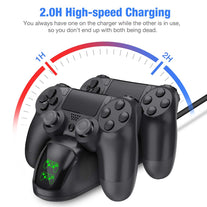 NinJoyGo Controller Charger, For PS4 DualShock 4 Controller USB Charging Station Dock, PlayStation 4 Charging Station for Sony Playstation4 / PS4 / P - The Gadget Collective