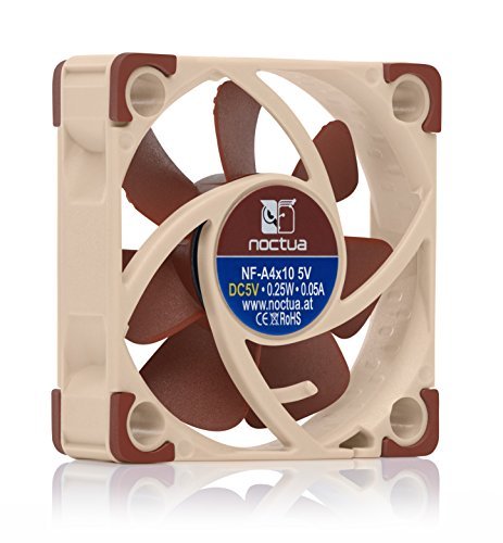 Noctua NF-A4x10 5V, Premium Quiet Fan, 3-Pin, 5V Version (40x10mm, Brown) - The Gadget Collective