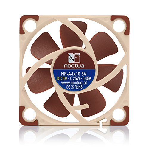 Noctua NF-A4x10 5V, Premium Quiet Fan, 3-Pin, 5V Version (40x10mm, Brown) - The Gadget Collective