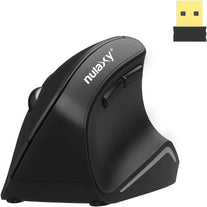 Nulaxy Ergonomic Mouse, 2.4G Wireless Vertical Mouse with 3 Adjustable DPI(800 / 1200 /1600), Wireless Ergonomic Optical Mouse with 6 Buttons for Computer, Laptop, PC, Ipad, Desktop, Macbook Black - The Gadget Collective