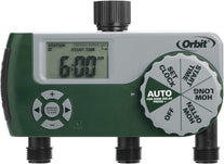 Orbit 56082 3-Outlet Hose Watering Timer, Green - The Gadget Collective