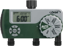 Orbit 56082 3-Outlet Hose Watering Timer, Green - The Gadget Collective