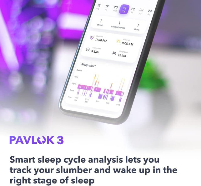 Pavlok 3 : a Mindfulness Coach on Your Wrist + Wearable Vibrating and Silent Alarm for Heavy Sleepers + Habit Trainer (Water Resistant Sports Edition) - The Gadget Collective