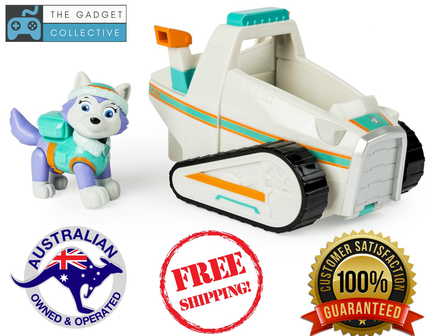 Paw patrol everest's cheap snowmobile pup & vehicle