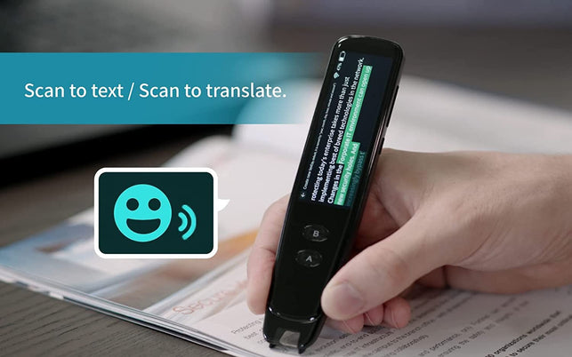 Penpower Worldpen Scan Go | OCR Reading Pen with Text to Speech | Pen Scanner for Data Input | Pen Translator for Second Language Learners| Wireless Standalone | LCD Touchscreen | Wi-Fi Connection - The Gadget Collective