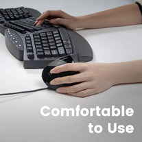 Perixx Perimice-513L Wired Vertical Ergonomic Mouse with 2 DPI, 6 Button Optical Ergo Mouse with 2 Level DPI Switch 1000 1600, Left Handed, Black - The Gadget Collective