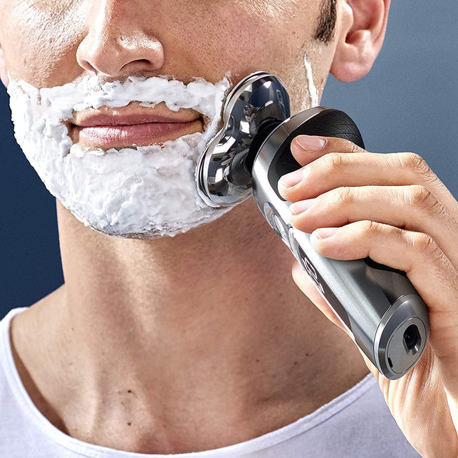Philips Norelco Shaver 9000 Prestige, Rechargeable Wet or Dry Electric Shaver with Trimmer Attachment and Premium Case, SP9820/87 - The Gadget Collective