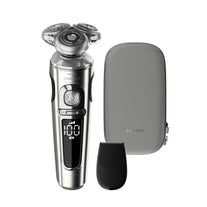 Philips Norelco Shaver 9000 Prestige, Rechargeable Wet or Dry Electric Shaver with Trimmer Attachment and Premium Case, SP9820/87 - The Gadget Collective