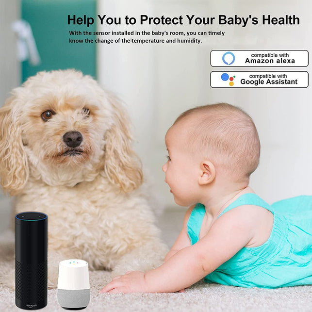 2.4G HD Wireless Digital Infant Baby Room Temperature Monitoring evening  Vision -way
