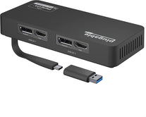 Plugable 4K Displayport and HDMI Dual Monitor Adapter for USB 3.0 and USB-C, Compatible with Windows and Mac - The Gadget Collective