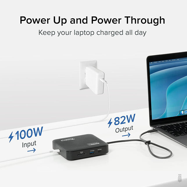 Plugable 7-In-1 USB C Docking Station Dual Monitor - Dual HDMI Dock Is Compatible with Mac and Windows, USB4, Thunderbolt or USB-C, 100W PD, 2X HDMI, 1X USB-C, 1Gbps Ethernet, 1X USB 3.0, 1X SD Card - The Gadget Collective