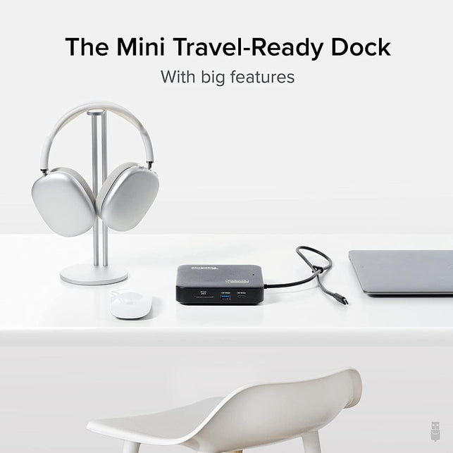 Plugable 7-In-1 USB C Docking Station Dual Monitor - Dual HDMI Dock Is Compatible with Mac and Windows, USB4, Thunderbolt or USB-C, 100W PD, 2X HDMI, 1X USB-C, 1Gbps Ethernet, 1X USB 3.0, 1X SD Card - The Gadget Collective