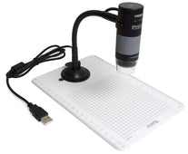 Plugable USB 2.0 Digital Microscope with Flexible Arm Observation Stand for Windows, Mac, Linux (2 MP, 250x Magnification). - The Gadget Collective
